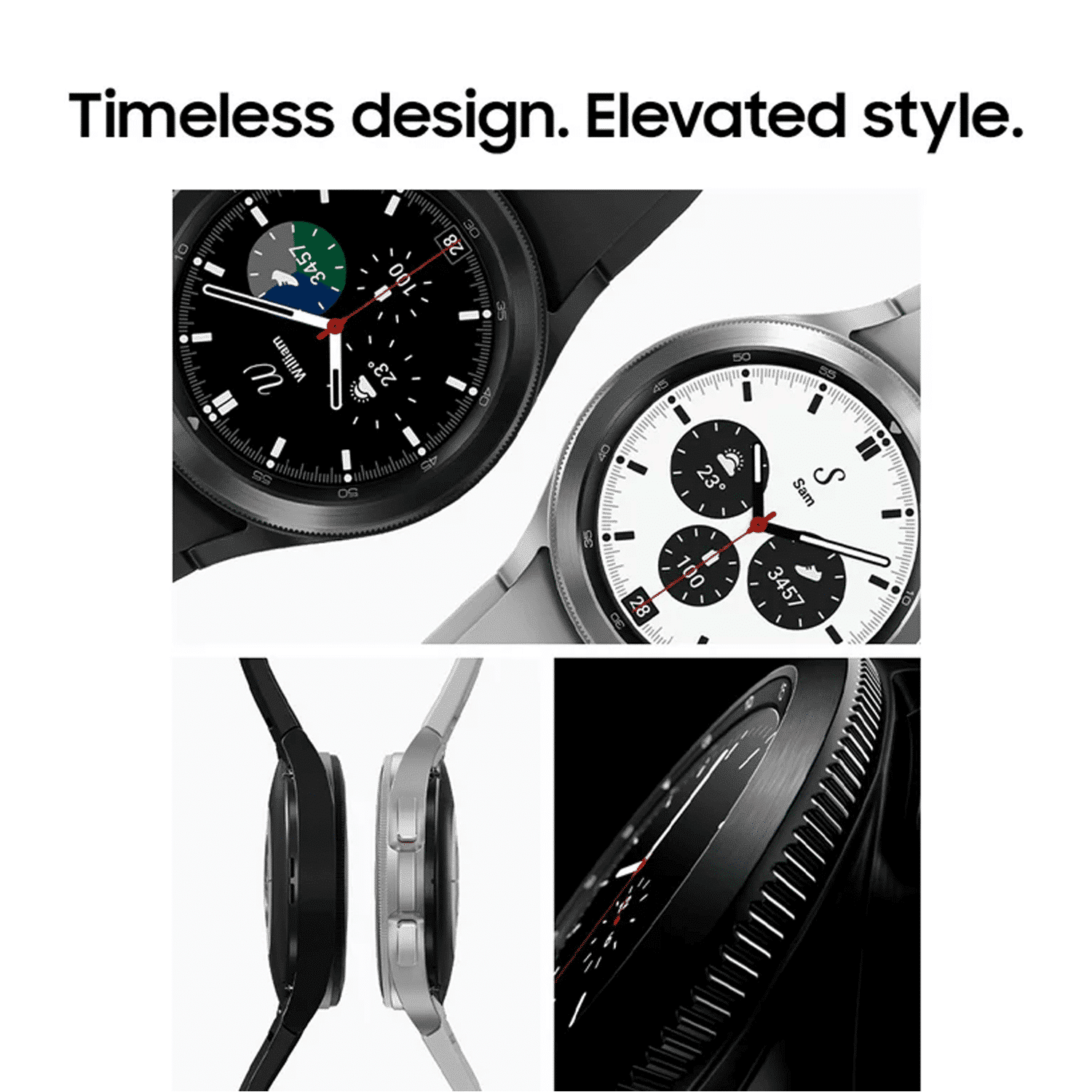 SAMSUNG Galaxy Watch 4 Classic - 42mm BT - Black – Image 3