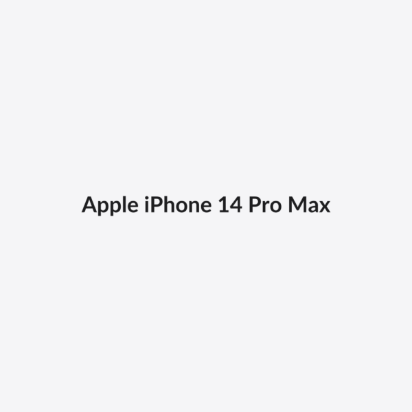 Apple iPhone 14 Pro Max