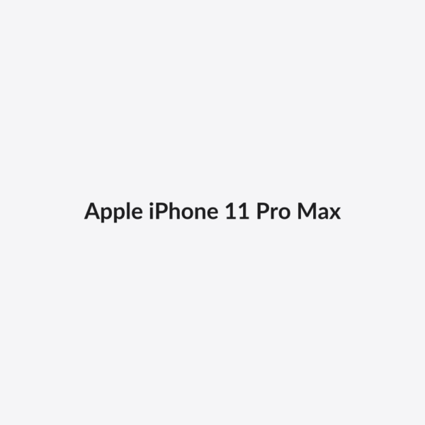 Apple iPhone 11 Pro Max