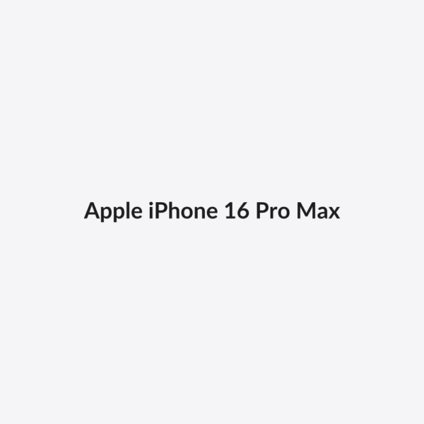 Apple iPhone 16 Pro Max